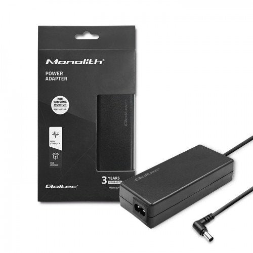 EAN 5901878524009 - Qoltec 52400 adaptador e inversor de corriente Interior 30 W Negro imagen 1