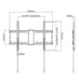 EAN 8716309126151 - Gembird WM-80F-01 soporte para TV 2,03 m (80") Negro imagen 1