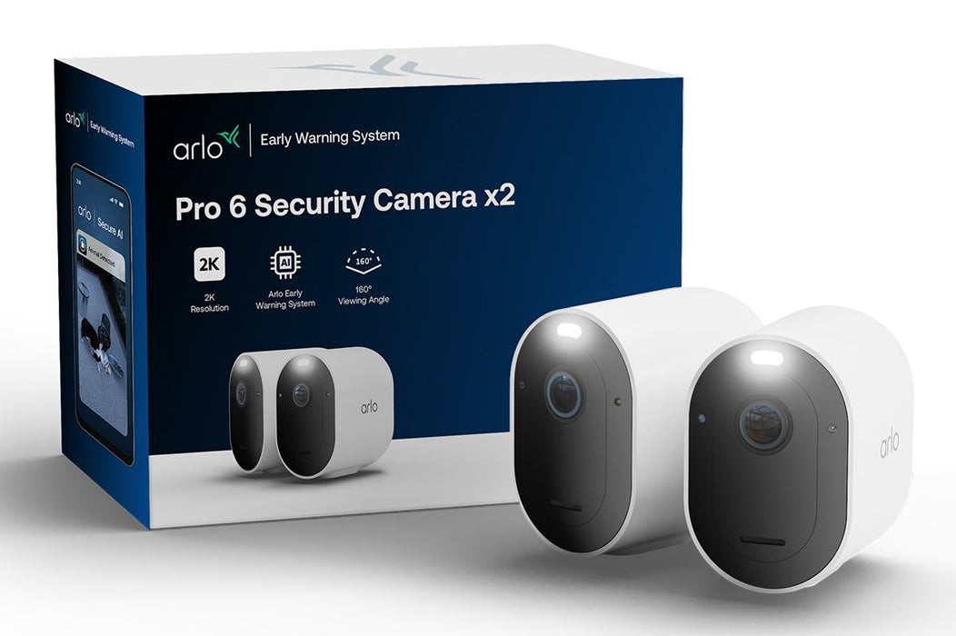 EAN 0193108149631 - Arlo Pro VMC4270P IP Kamera 2er Set Cámara de seguridad IP Exterior 2560 x 1440 Pixeles Techo/pared imagen 1