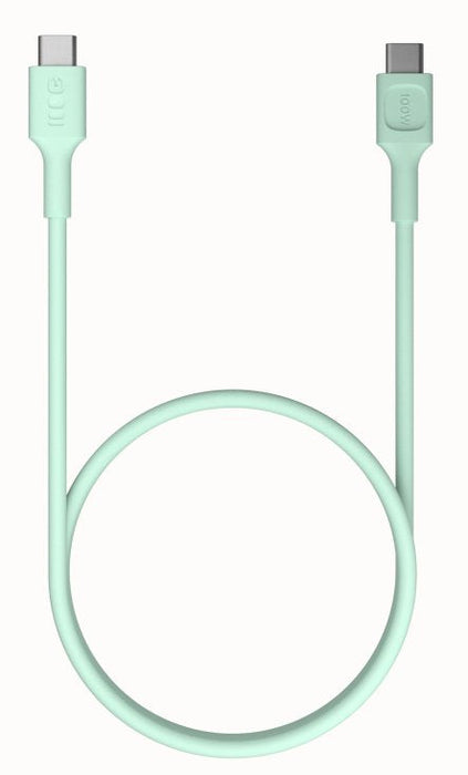 Green Cell Usb-C To Usb-C Cable Powerflex 100w 0.3m Verde - Silicone