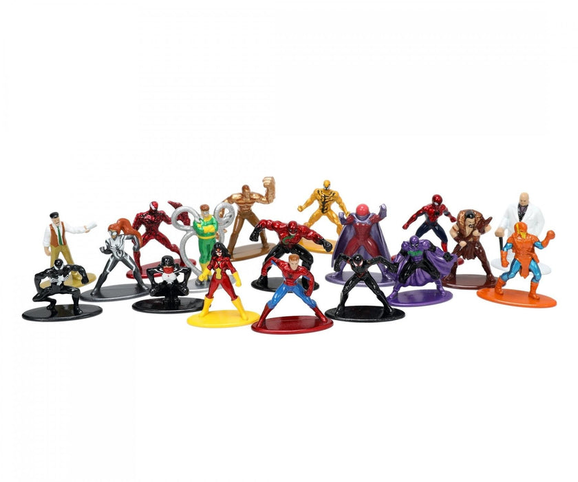 Figura Spider-Man Set 18 Figuras 4 Cm Spider-Man Marvel Nano Metalfigs