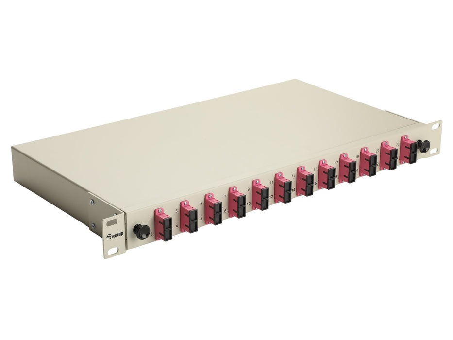 Equip Lwl-Spleisskamen 12-Port Sc-Duplex Om4 1u Komplett Gr
