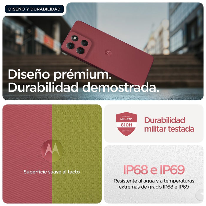 EAN 840493600123 - Motorola moto g86 power 5G 16,9 cm (6.67") SIM doble Android 15 USB Tipo C 12 GB 256 GB 6720 mAh Rosa imagen 17