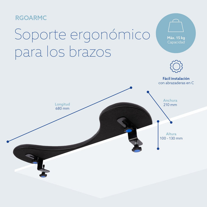 EAN 8719274490197 - R-Go Tools RGOARMC descansa muñecas Cuero vegano imagen 10
