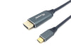 EAN 4015867228722 - Equip 133417 adaptador de cable de vídeo 3 m USB Tipo C HDMI tipo A (Estándar) Gris, Negro imagen 1