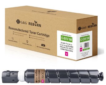 G&G Reborn-Toner Compatible Con Canon C-Exv58 3765c002 M