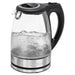 EAN 4006160639353 - Clatronic WKS 3744 G tetera eléctrica 1,7 L 2200 W Negro, Gris, Acero inoxidable, Transparente imagen 2