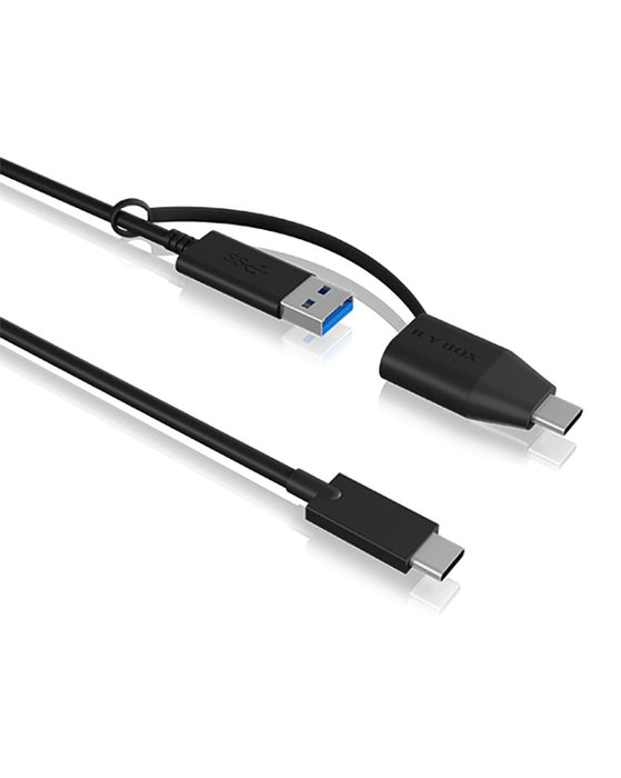 EAN 4250078171720 - ICY BOX IB-CB033 cable USB USB 3.2 Gen 2 (3.1 Gen 2) 0,35 m USB C USB A Negro imagen 3