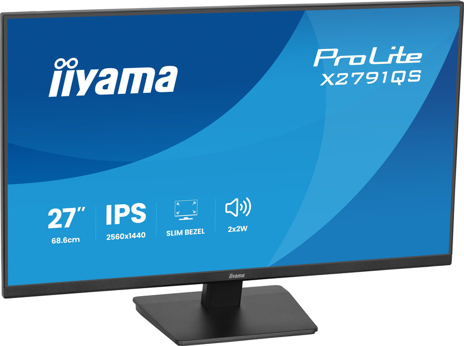 EAN 4948570127436 - iiyama ProLite X2791QS-B1 pantalla para PC 68,6 cm (27") 2560 x 1440 Pixeles Quad HD LED Negro imagen 5