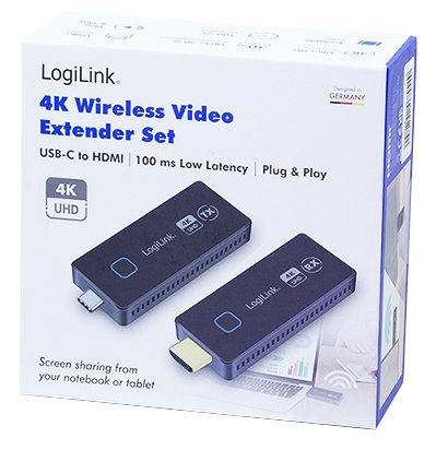 Logilink Hdmi Bertragungs-Set Usb-C Zu Hdmi Drahtlos 30m
