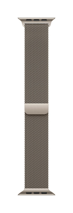 Milanaise Armband, Natur, 40mm, One Size