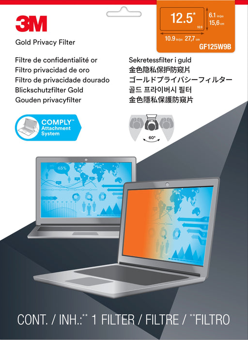 EAN 0033585428556 - 3M 7000059565 filtro para monitor 31,8 cm (12.5") Portátil Filtro de privacidad para pantallas sin marco imagen 2