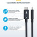 EAN 0065030910026 - StarTech.com TBLT5MM1M240W cable Thunderbolt 80 Gbit/s Negro imagen 11