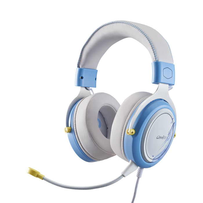 Auriculares Gamer Con Cable Cooler Master Ch331 Street Fighter 6 (Blanco/Azul)
