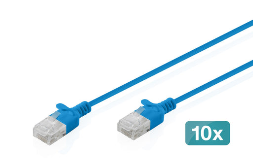 EAN 4016032507772 - Digitus DK-1618-050S-B-10 cable de red Cat6 U/UTP (UTP) imagen 1