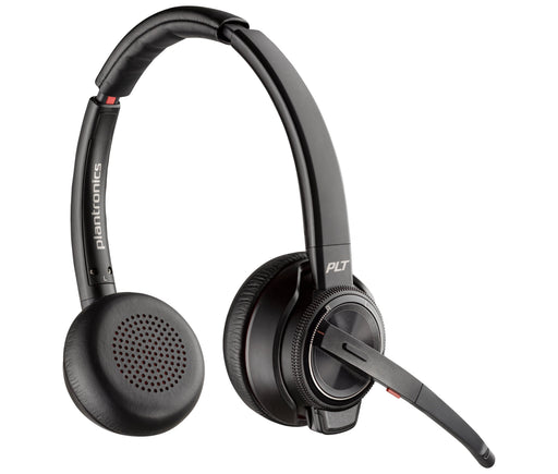EAN 0196548579709 - HP Poly Savi 8220 UC DECT 1880-1900 MHz USB-A Headset Inalámbrico Diadema Oficina/Centro de llamadas Blue imagen 2