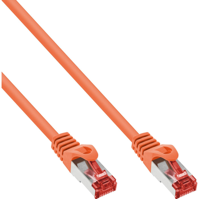 Cable De Red Inline S/Ftp Pimf Cat.6 250mhz Pvc Cobre Naranja 5m