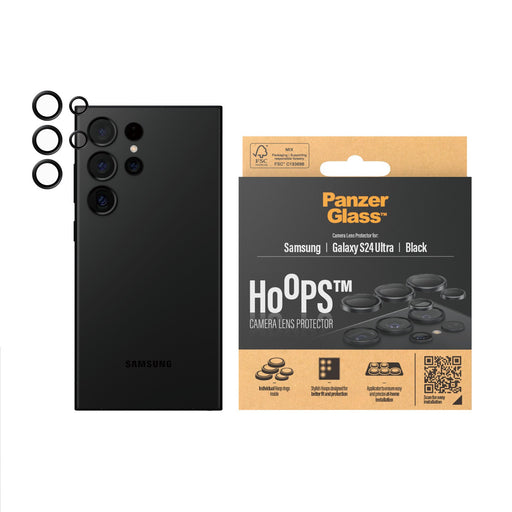EAN 5711724012099 - PanzerGlass ® Hoops® Camera Lens Protector Black Samsung Galaxy S24 Ultra Protector de pantalla 1 pieza(s imagen 2