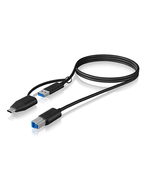 EAN 4250078171423 - ICY BOX IB-CB032 cable USB USB 3.2 Gen 1 (3.1 Gen 1) 1 m USB B USB A Negro imagen 2