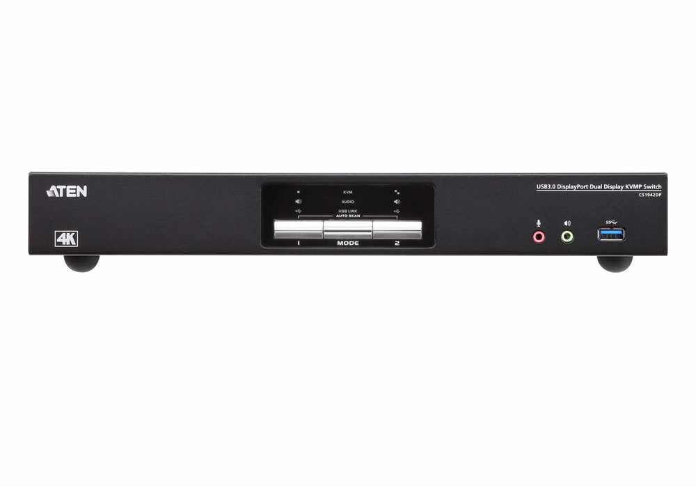 EAN 4719264645952 - ATEN CS1942DP-AT-G interruptor KVM Negro imagen 3