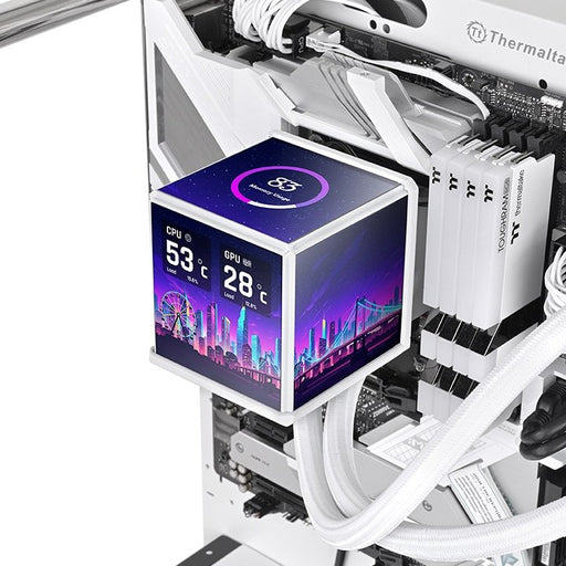 EAN 4711658546241 - Thermaltake MINECUBE 360 Ultra Procesador Sistema de refrigeración líquida todo en uno 12 cm Blanco 1 pie imagen 2