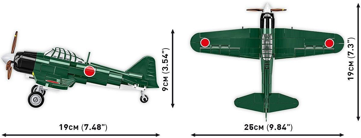 EAN 5902251058616 - COBI Mitsubishi A6M2 "Zero" imagen 6