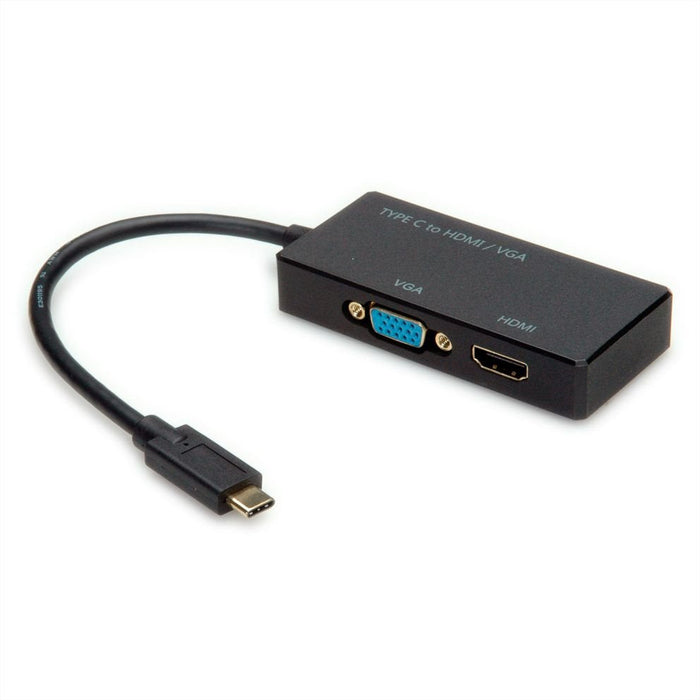 Value Display Adapter Usb Typ C - Vga   Hdmi