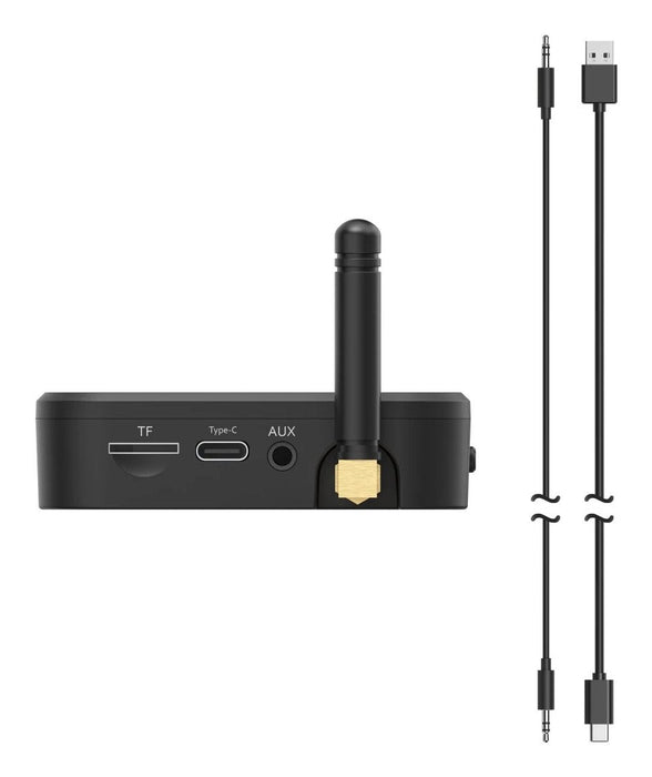 Adaptador Bluetooth Hama 00205321 Link.It Solo Receptor Bt5.3 Jack Usb-C Microsd 50m
