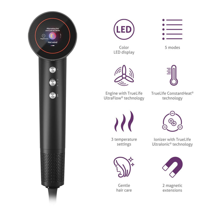 EAN 8595724900382 - TrueLife HairDryer D9 secador 1600 W Negro imagen 6