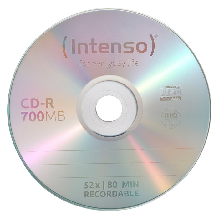 Intenso Cd-Rw 700 Mb, Cd Vírgenes 12x, 10 Unidades 2801622