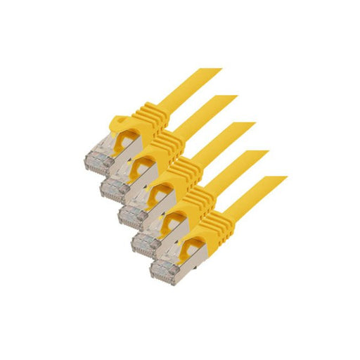 EAN 4017538062505 - S/CONN maximum connectivity Cat. 7 S/FTP 5 m cable de red Amarillo Cat7 S/FTP (S-STP) imagen 1