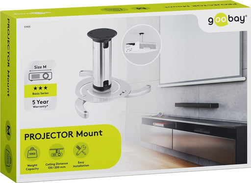 EAN 4040849519055 - Goobay 51905 montaje para projector Techo Plata imagen 2