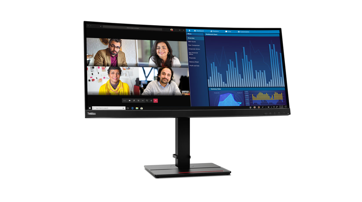 EAN 0195891382325 - Lenovo ThinkVision P34w-20 pantalla para PC 86,7 cm (34.1") 3440 x 1440 Pixeles Wide Quad HD LED Negro imagen 3