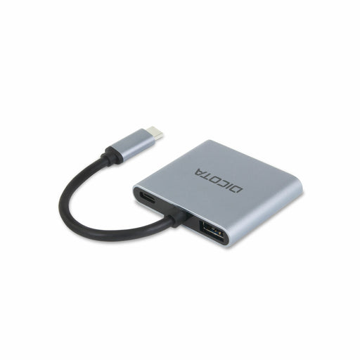 EAN 7640239421400 - DICOTA D32063 estación dock para móvil Tableta/teléfono inteligente/portátil Plata imagen 2