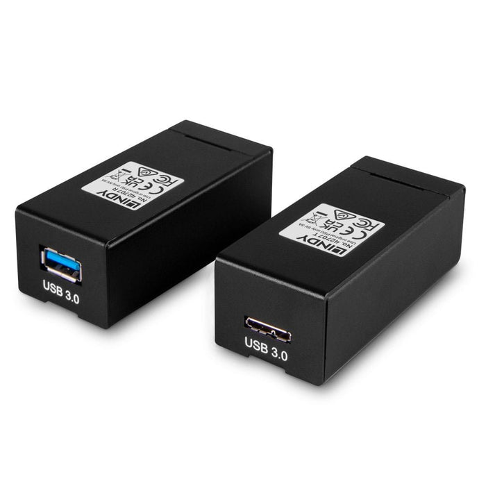 EAN 4002888427074 - Lindy 42707 extensor audio/video Transmisor y receptor de señales AV Negro imagen 2