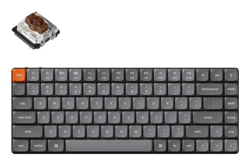 EAN 4895248862734 - Keychron K3 Max teclado Universal USB + RF Wireless + Bluetooth Gris imagen 1