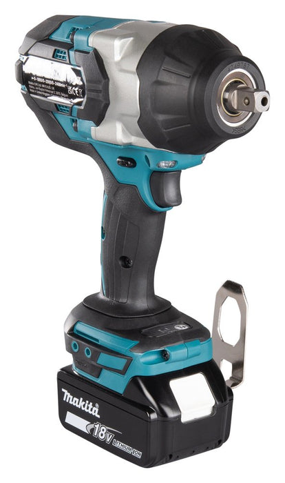 EAN 0197050001009 - Makita DTW1004Z atornilladora de impacto con batería 1/2" 2200 RPM 1050 Nm Negro, Turquesa 18 V imagen 7