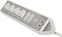 EAN 4007123672837 - Brennenstuhl 1153590620 base múltiple 2 m 6 salidas AC Interior Plata, Blanco imagen 2