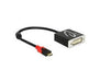 EAN 4043619627349 - DeLOCK 62734 adaptador de cable de vídeo 0,2 m DisplayPort HDMI tipo A (Estándar) Negro imagen 1