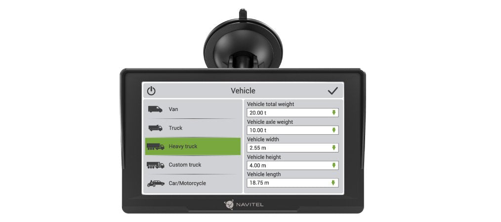 EAN 8594181744386 - Navitel E777 Truck navegador Fijo 17,8 cm (7") Pantalla táctil Negro imagen 1