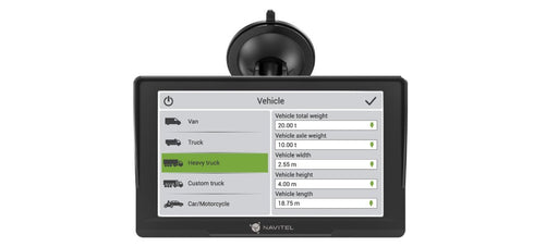 EAN 8594181744386 - Navitel E777 Truck navegador Fijo 17,8 cm (7") Pantalla táctil Negro imagen 1