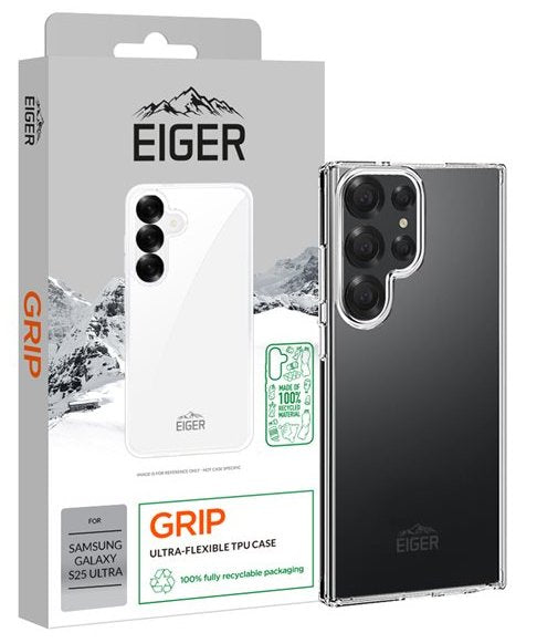 Eiger Grip Case Galaxy S25 Ultra Transparent
