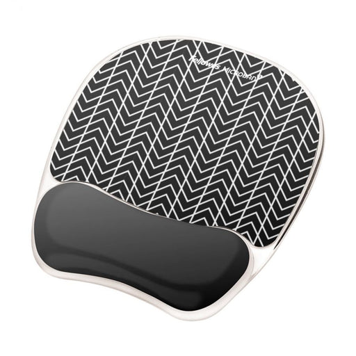 EAN 0043859740680 - Fellowes 9653401 alfombrilla para ratón Negro, Blanco imagen 2