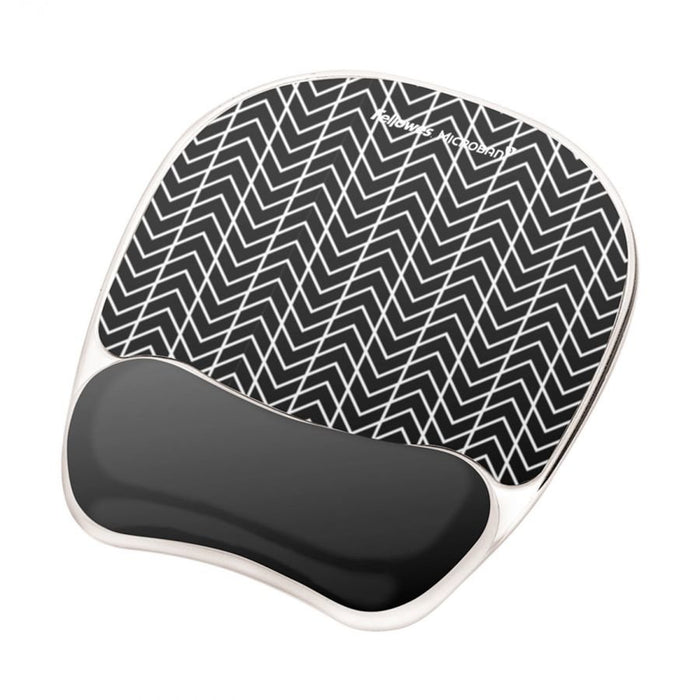 EAN 0043859740680 - Fellowes 9653401 alfombrilla para ratón Negro, Blanco imagen 2