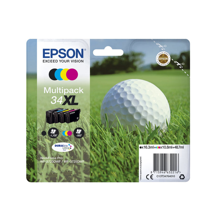 EAN 8715946632179 - Epson Golf ball C13T34734010 cartucho de tinta 1 pieza(s) Original Alto rendimiento (XL) imagen 2