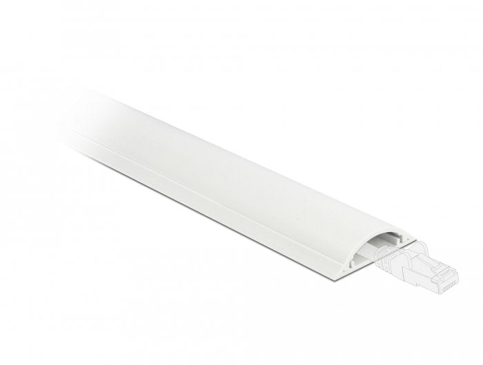 Delock Cablekanal Selbstklebend 70 X 20 Mm - Länge 1 M Weiss