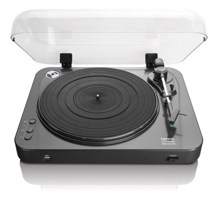 EAN 8711902039822 - Lenco LBT-120BK tocadisco Tocadiscos de tracción por correa Negro Semiautomático imagen 1