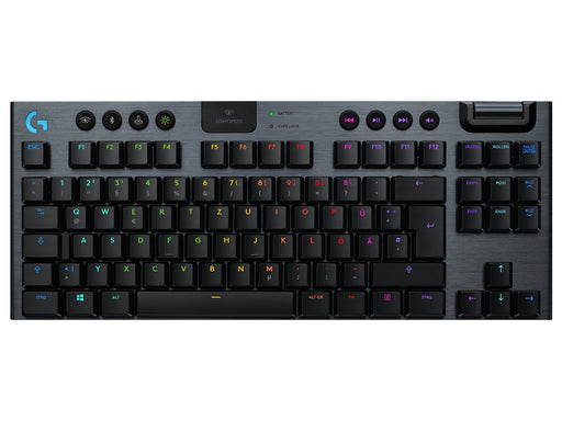 EAN 5099206088757 - Logitech G 920-009496 teclado Juego RF Wireless + Bluetooth QWERTZ Alemán Carbono imagen 1