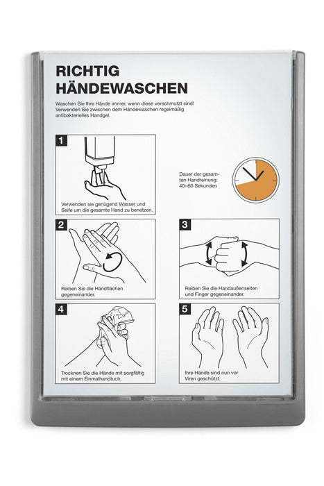 Durable Click Sign - Soporte Para Etiqueta - Fijación De Puerta