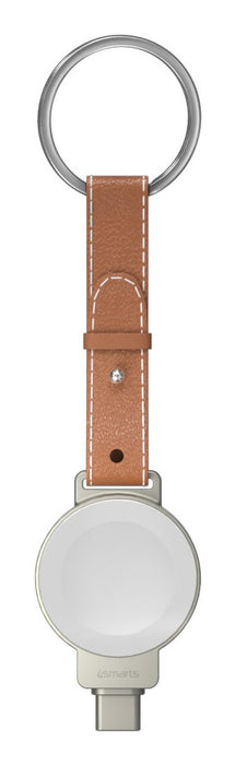 EAN 4252011911479 - 4smarts 541476 cargador de dispositivo móvil Reloj inteligente Marrón, Plata, Blanco USB Cargador inalámb imagen 3